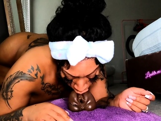 Black and white cocks for nasty ebony