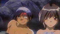 Hentai teen couple in bed