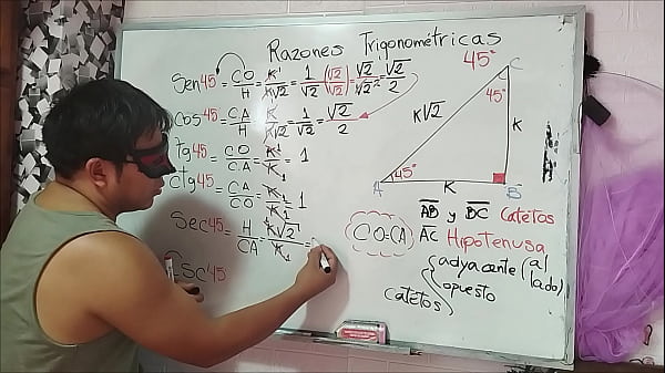 16 Trigonometry: 45 degree Angle – Ratios – Sexual Mathematics