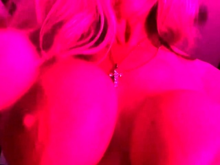 Big boobs milf masturbates with her dildo