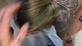 Cumslut wife, facial and raw anal with BBC and husband.
