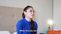 Cute girl attends casting and gets fucked bareback