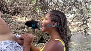 I meet a Stranger on the Beach and he offers me to Fuck him in Public for a Great Gift! Carla Morell
