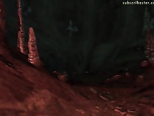 Lara Croft 3D SFM Monster Bang