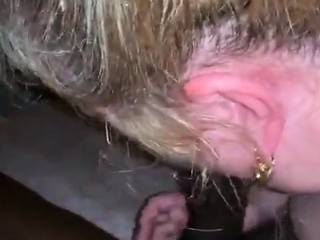 Sloppy Suck from Mature Blonde BBW – BBC Worship
